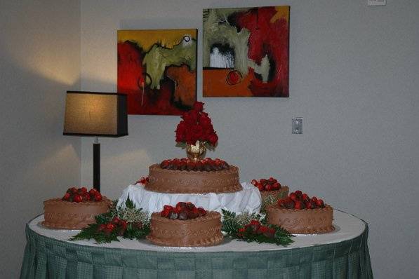 Potpourri of Silk Flowers and Cakes