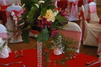 Potpourri of Silk Flowers and Cakes