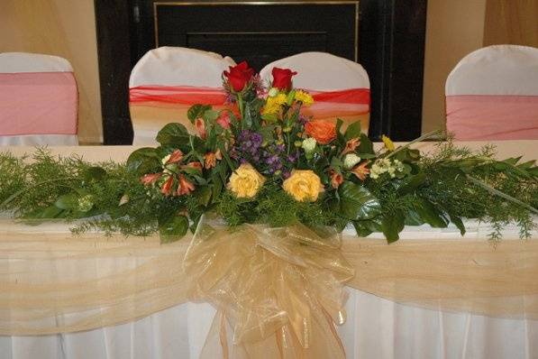 Potpourri of Silk Flowers and Cakes