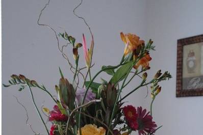 Potpourri of Silk Flowers and Cakes