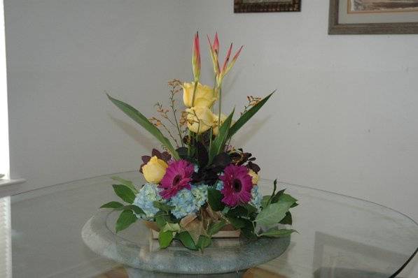 Potpourri of Silk Flowers and Cakes