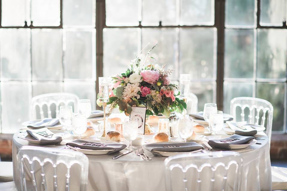 Wedding tablescape