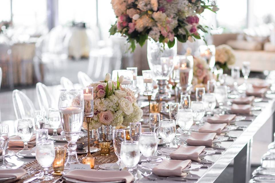 Wedding tablescape