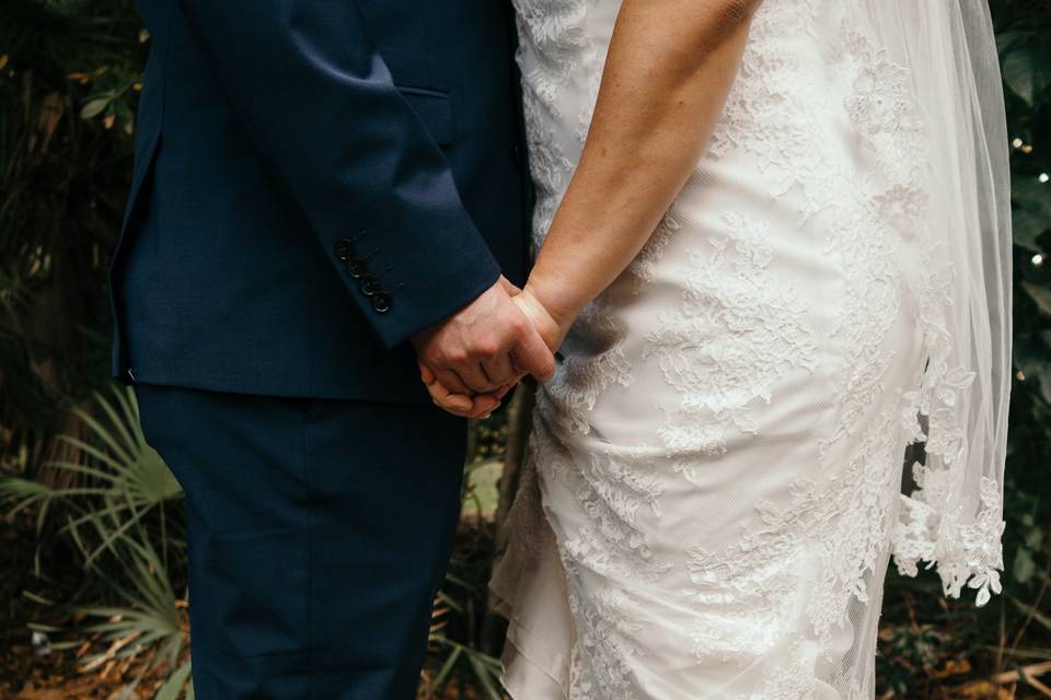 Holding hands