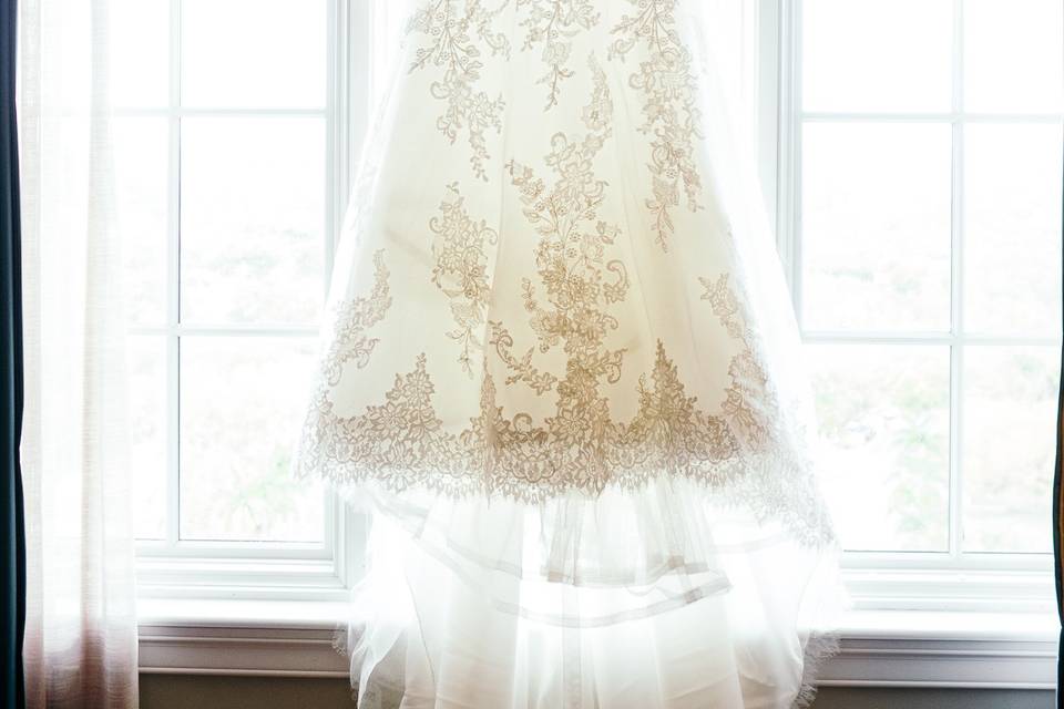 Wedding dress details