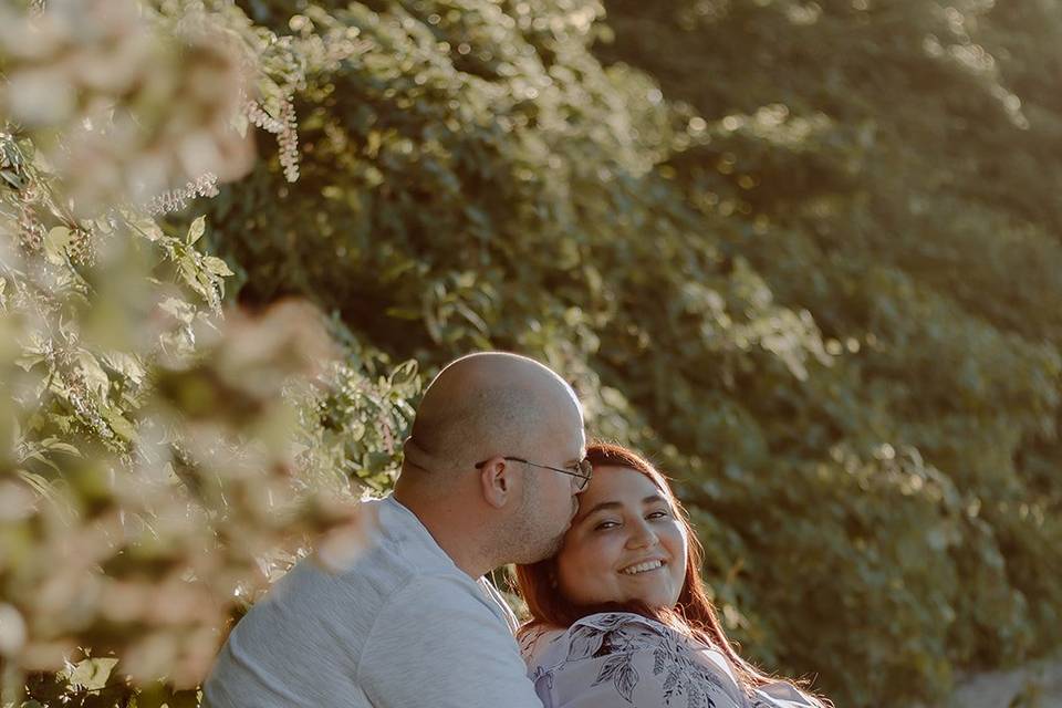 Dreamy lighting on the beach