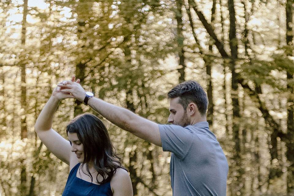 Garden Engagement Session