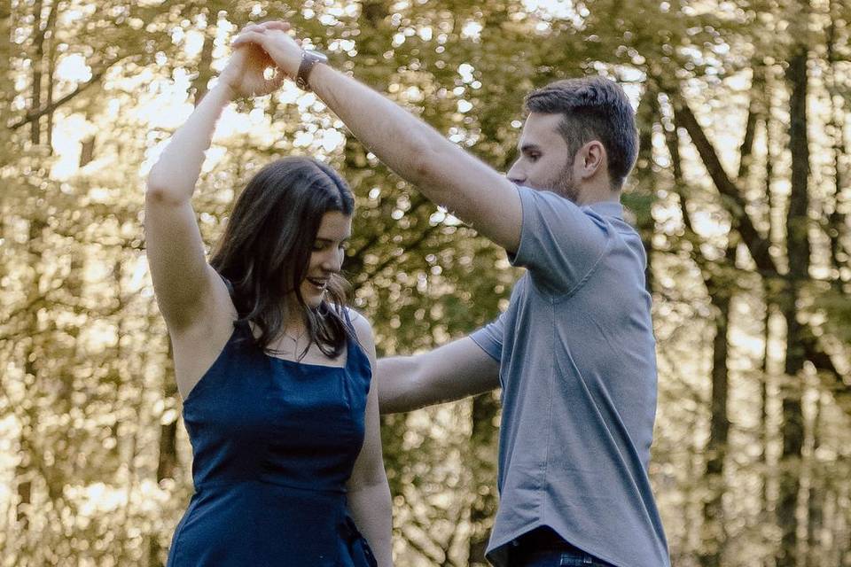 Garden Engagement Session