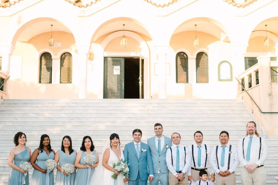 Greek -Peruvian wedding