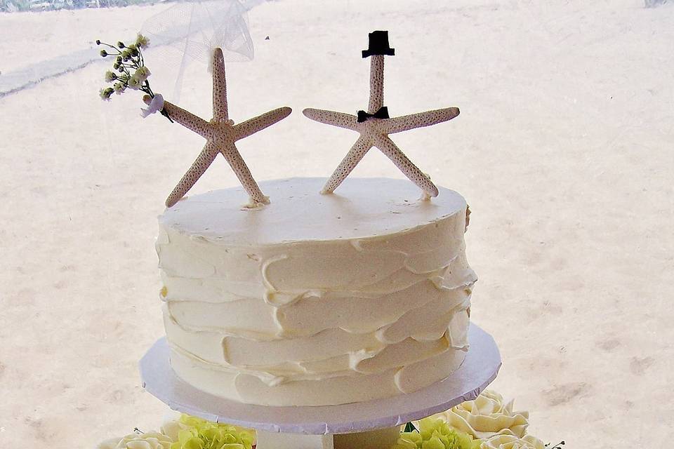 Starfish Cupcake Tower