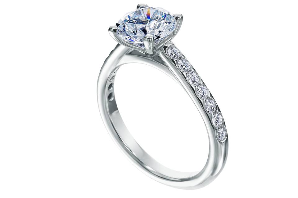 Smooth Set Engagement Ring