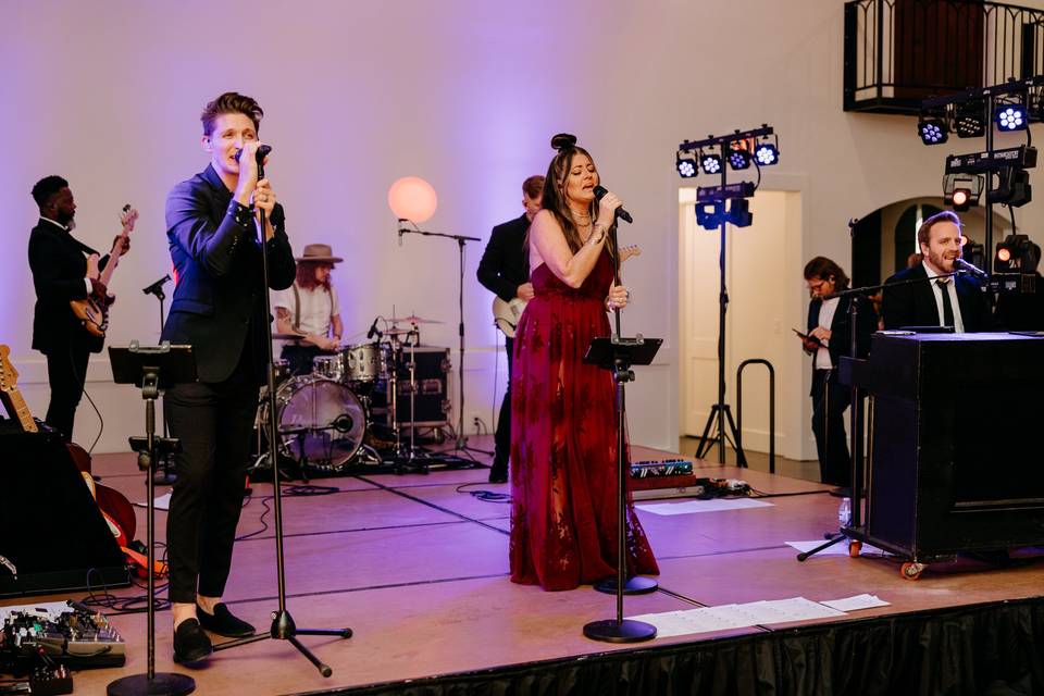 Band in Reception Space