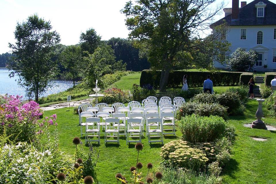 The Hamilton House Garden wedding venue