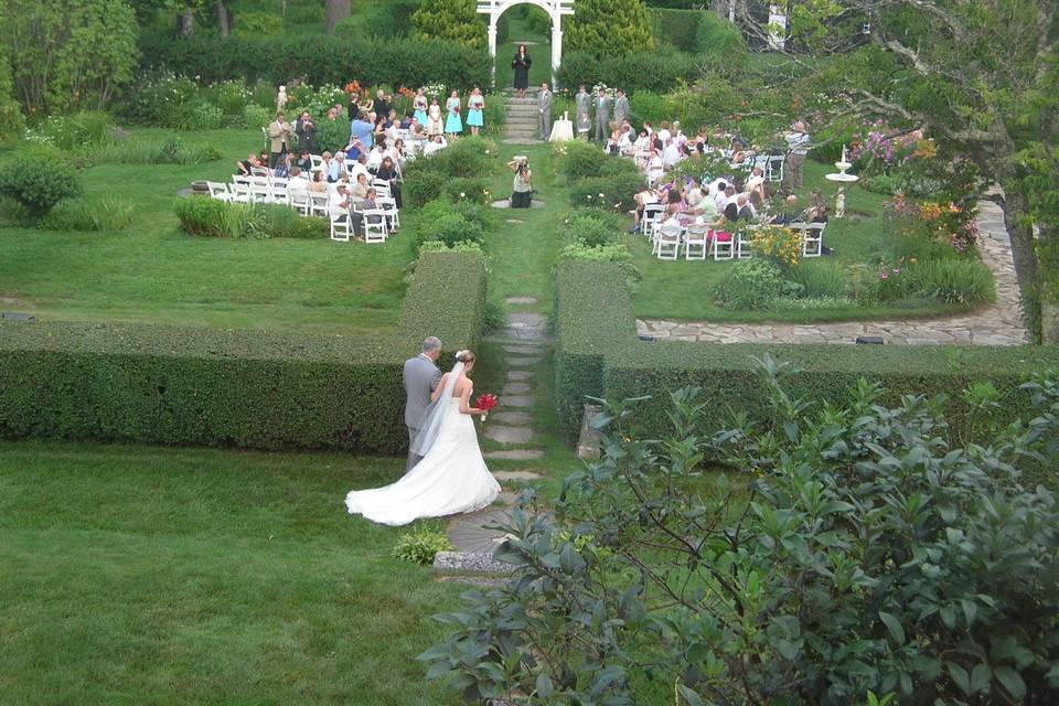 Bride's procession