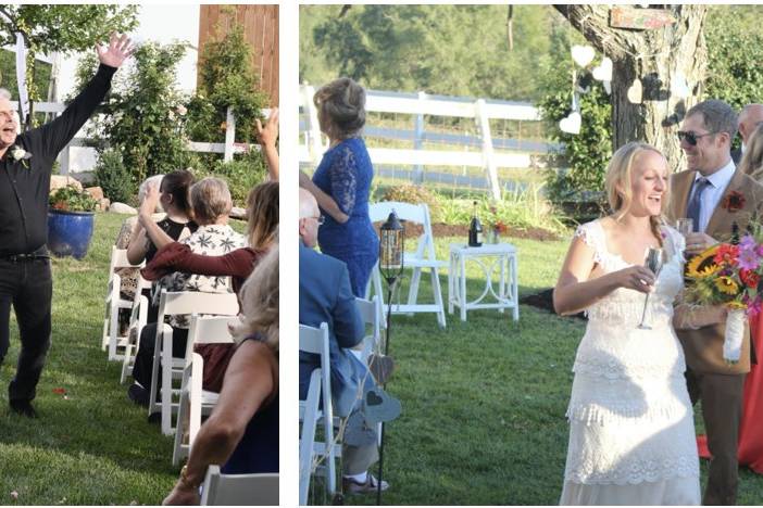 Courtyard Wedding