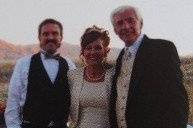 Picture of DJ Gary Rollins and bride & groom. This particular wedding I DJ'd the ceremony at their house and DJ'd the reception at Chamisa Hills Country Club in Rio Rancho, NM.