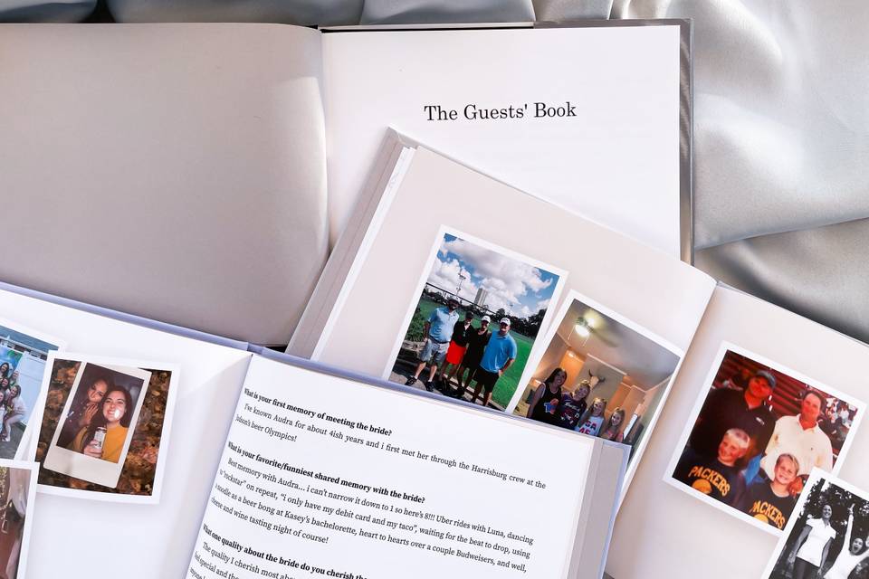 The Guests' Book examples