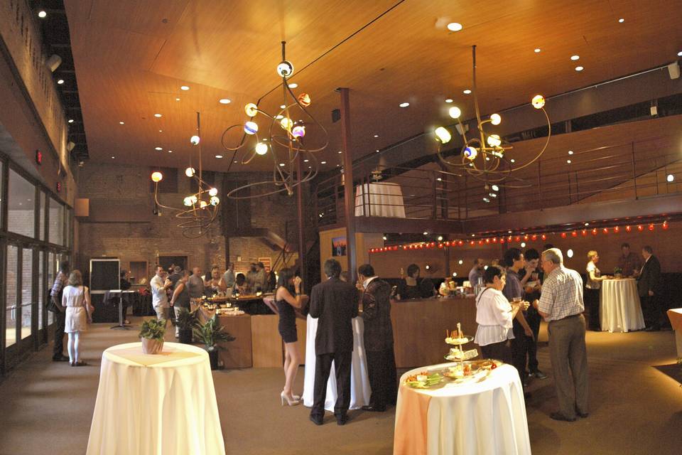 Reception in the theater