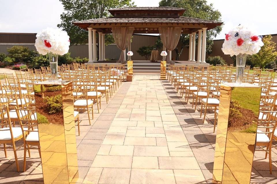 Ceremony set up