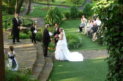 Ceremony under the trees