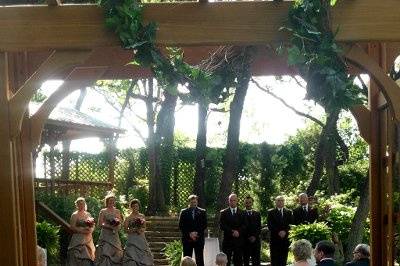 Ceremony under the trees