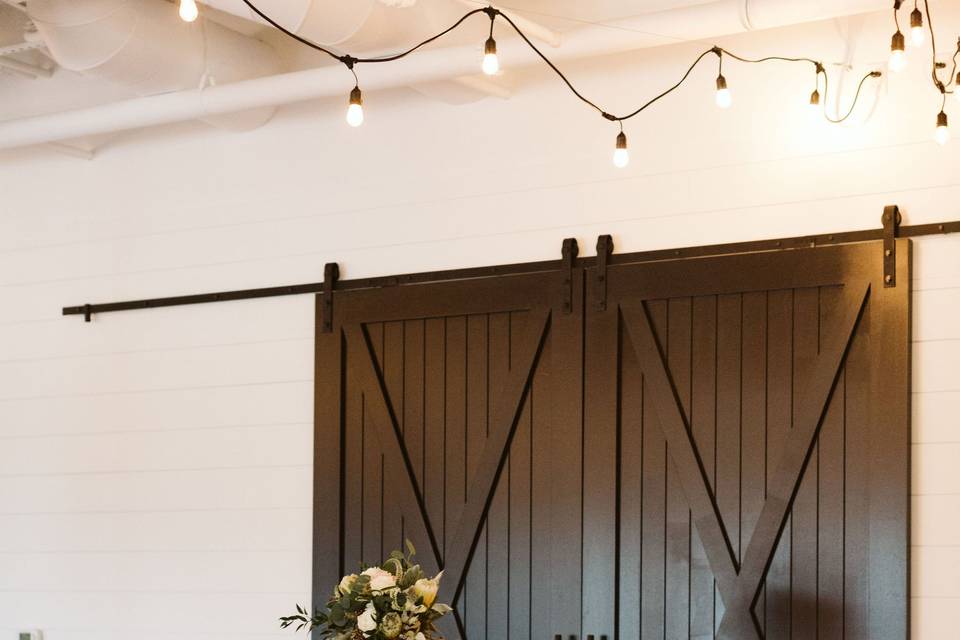 Black barn doors