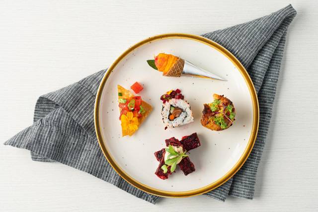 Bride + Groom Appetiizer Plate