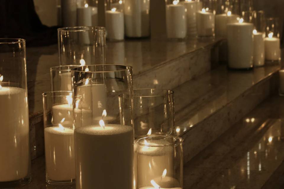 Ambient candle lighting