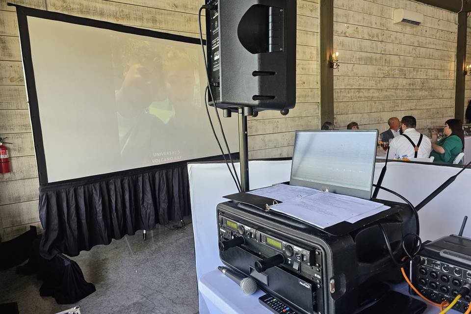 Indoor Event with Projection