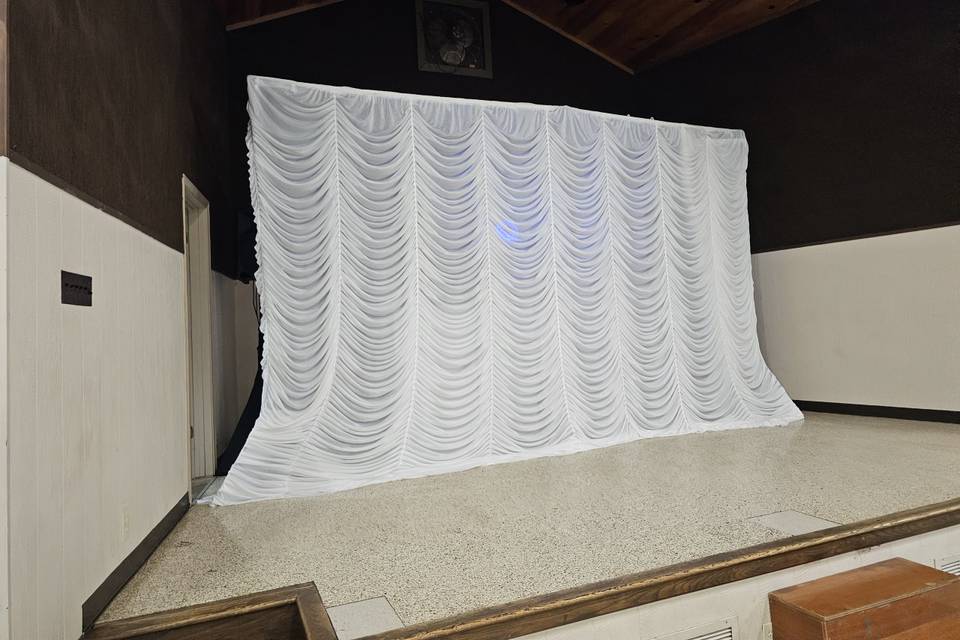 Austrian Curtain for Wedding