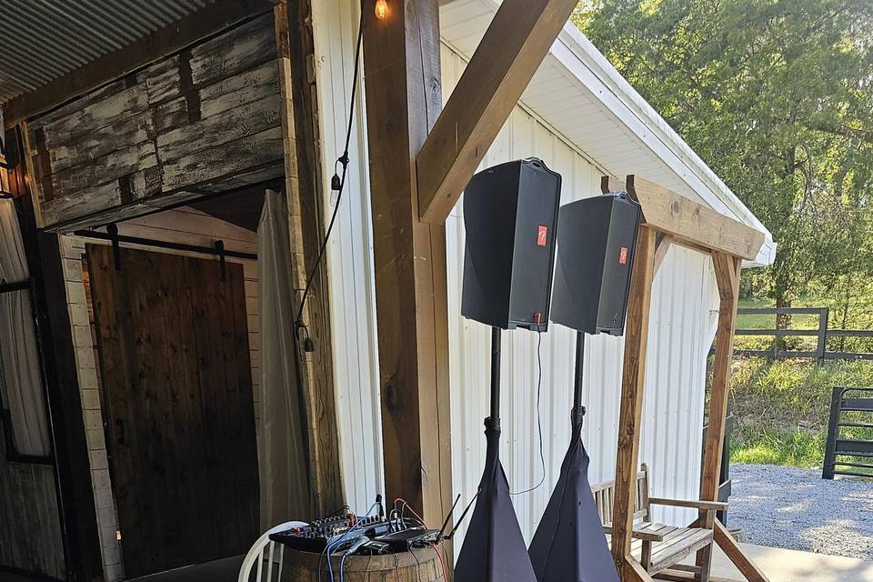 Outdoor Wedding Setup