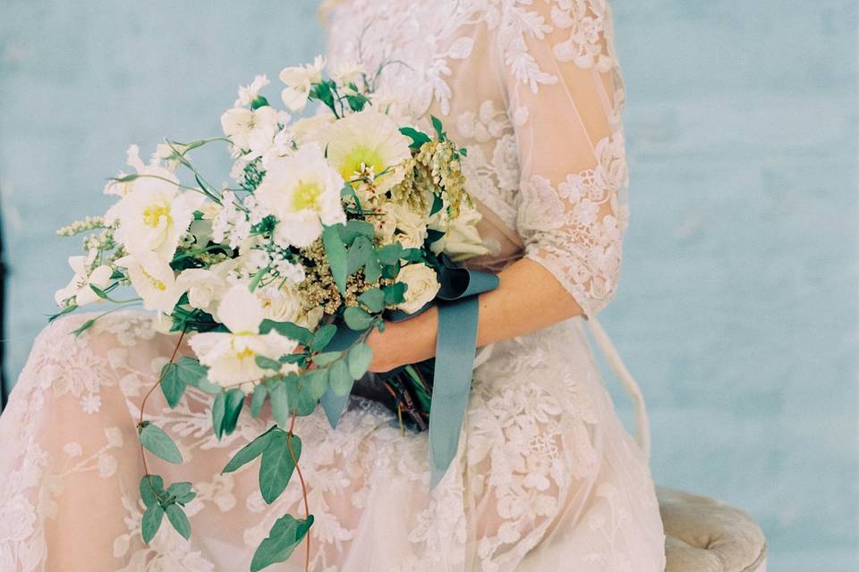 Lovely wedding gown