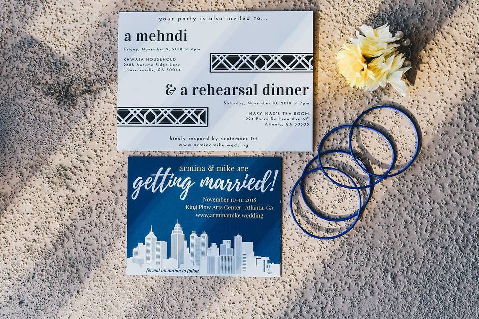 Wedding invitation