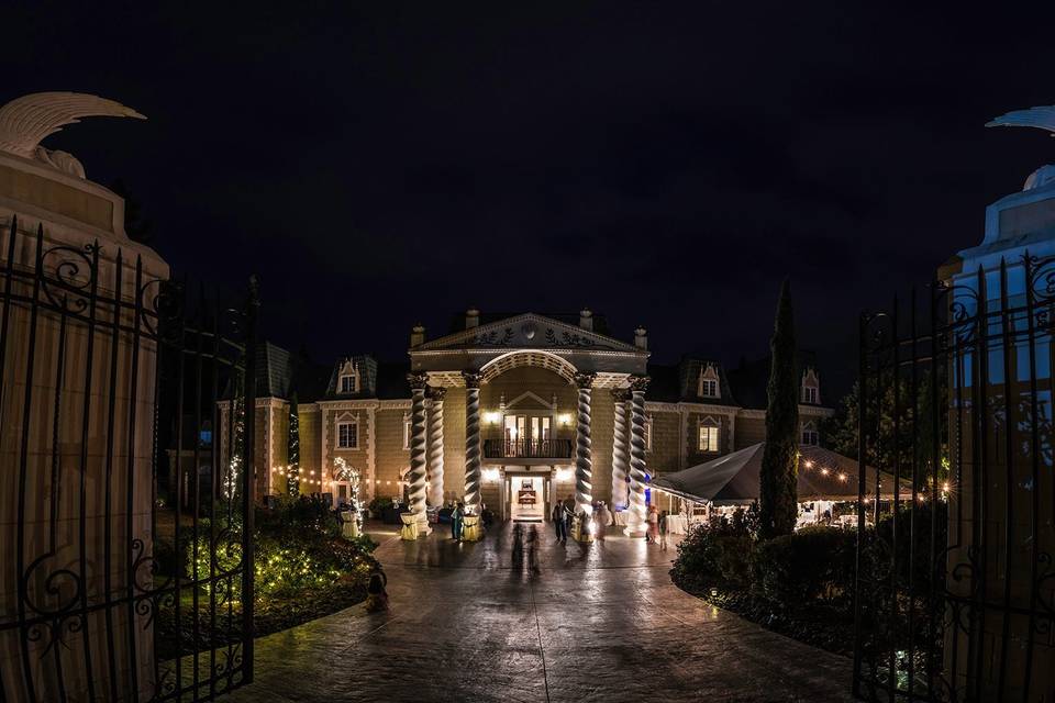 The Empress Estate at night