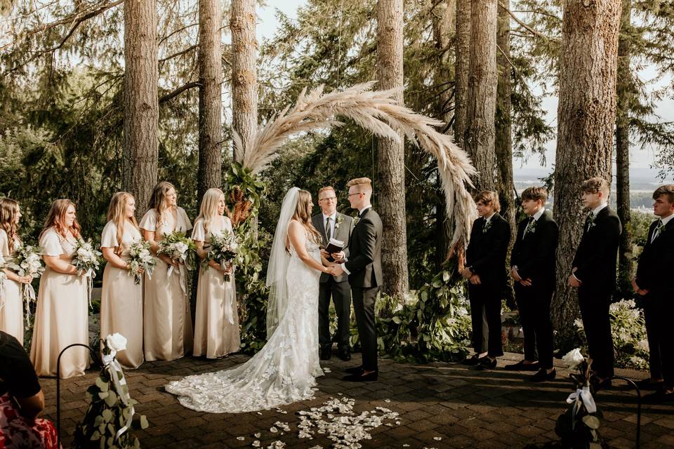 Ceremony at The Forest Terrace