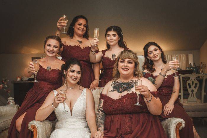 Girl Squad in Brides Suite