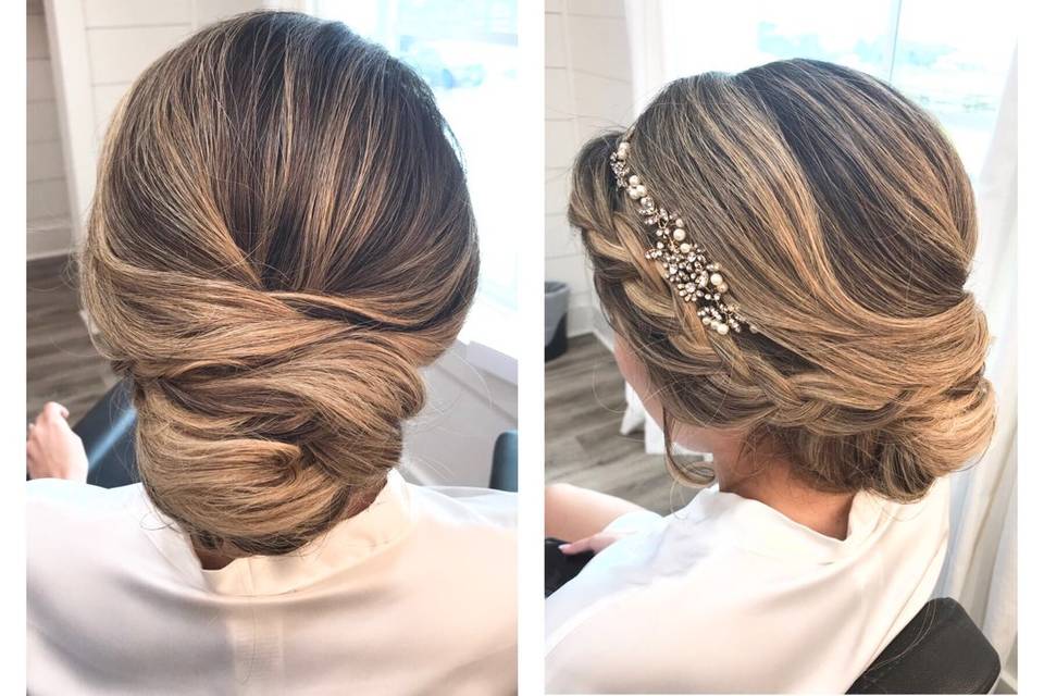 Elegant hairstyling