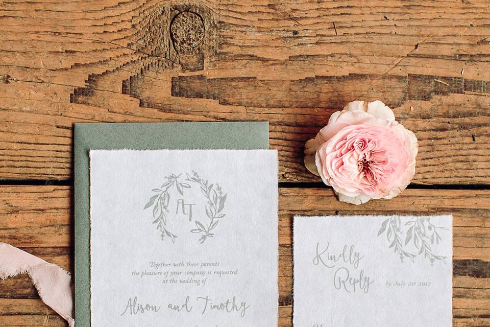 Rustic Wedding Invitation