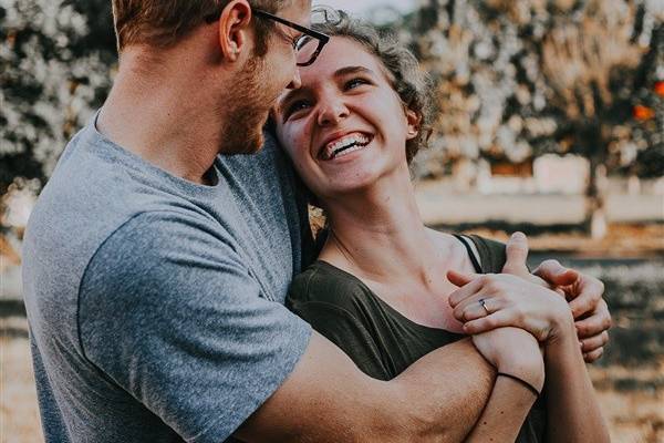 Candid embrace