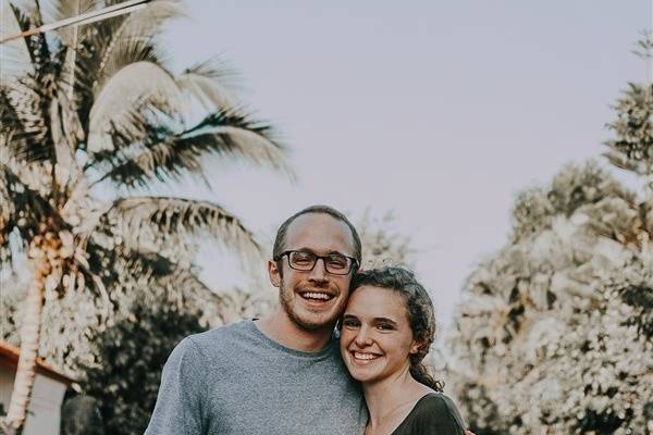 Smiling portrait of couple