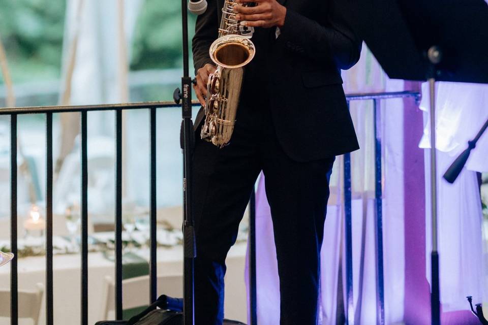 Saxophone at work