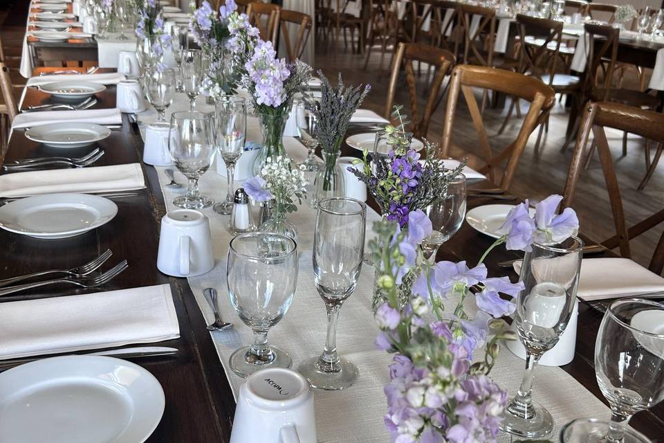 BUD vase Centerpieces
