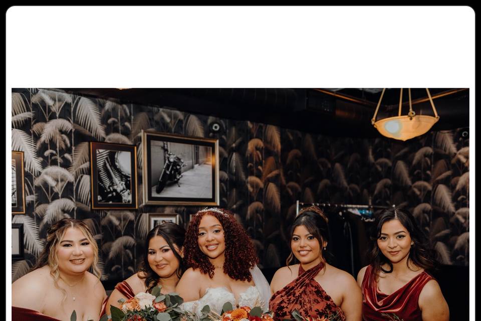 THE BRIDE & HER MAIDS