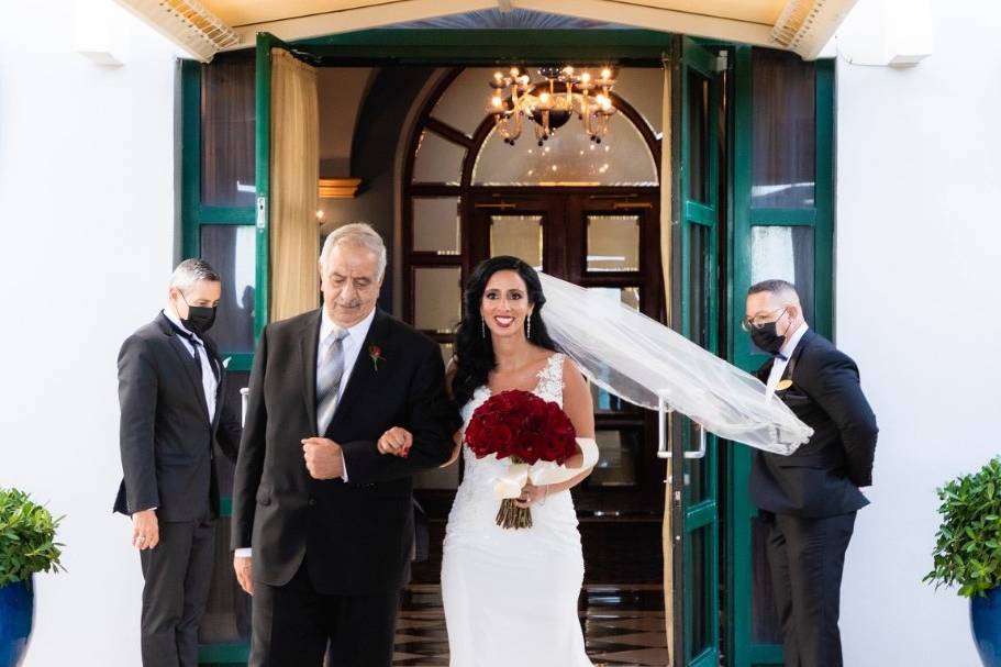 Bride's entrance
