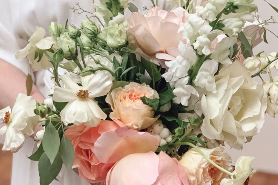 Soft spring floral bouquet