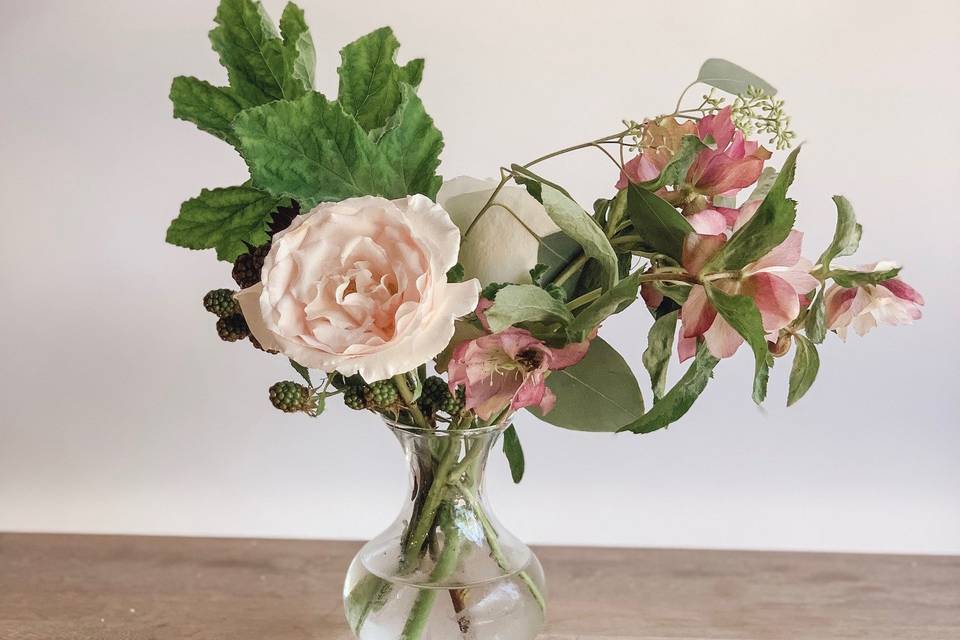 Loose and Rustic Bud Vase