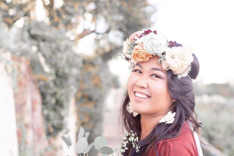 Boho Chic Flower Crown