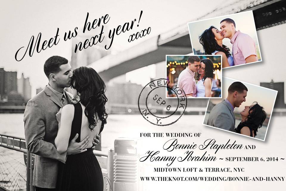 Bonnie & Hanny Save the Date