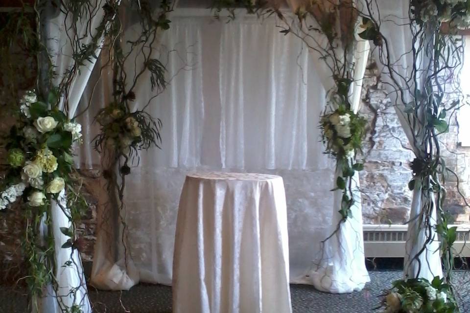 Indoor chuppah