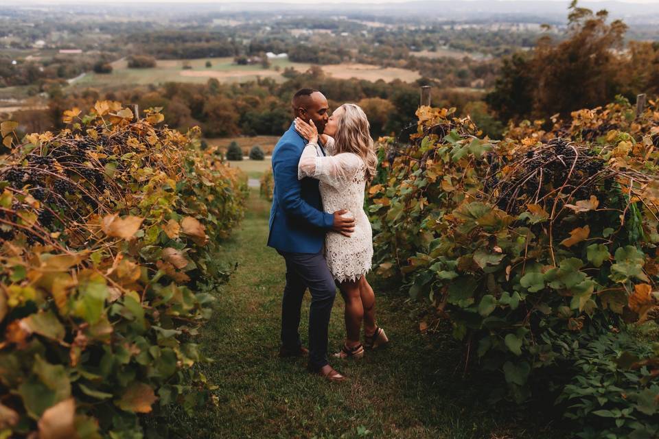 Bluemont Vineyard Engagagement